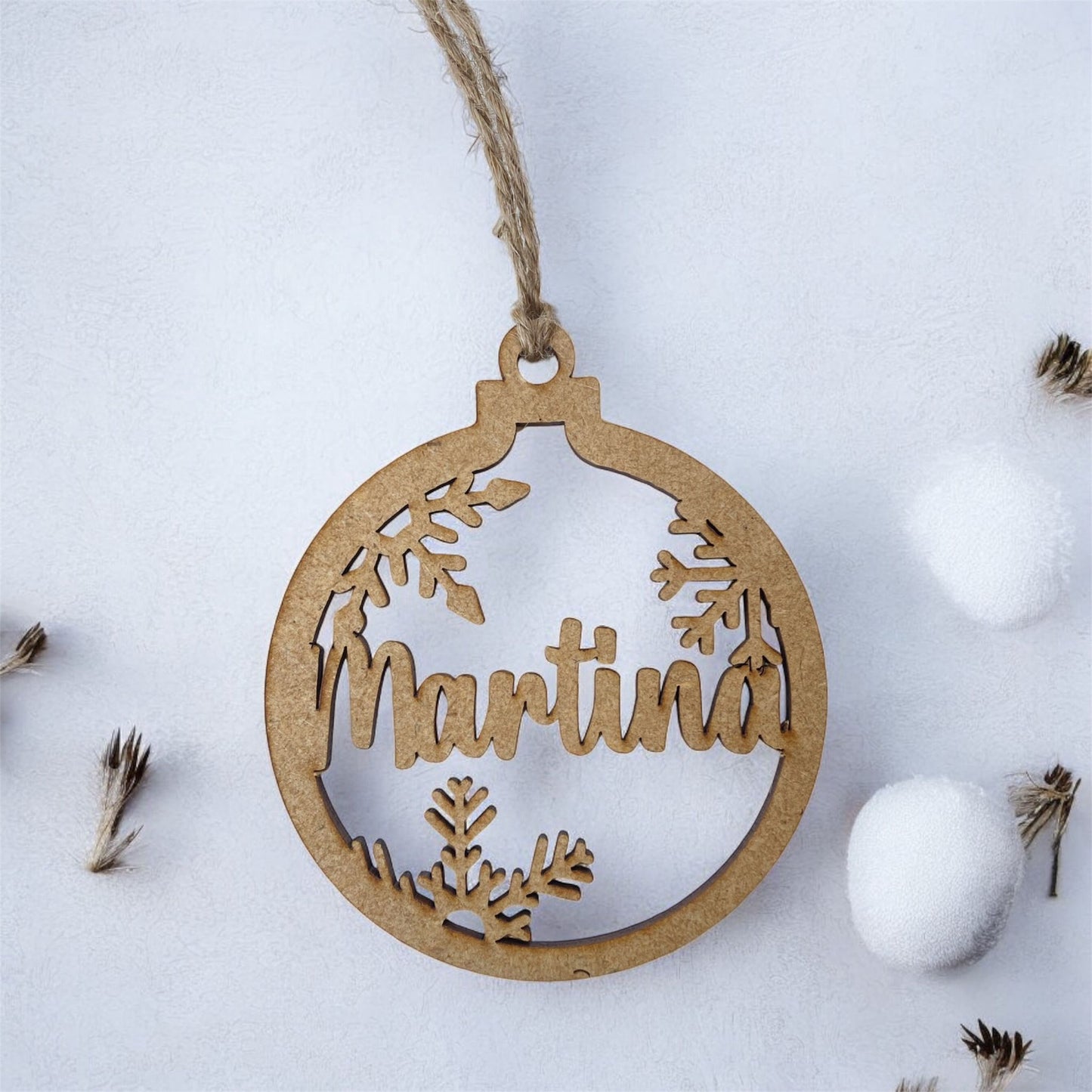 BOLA TRES COPOS MADERA