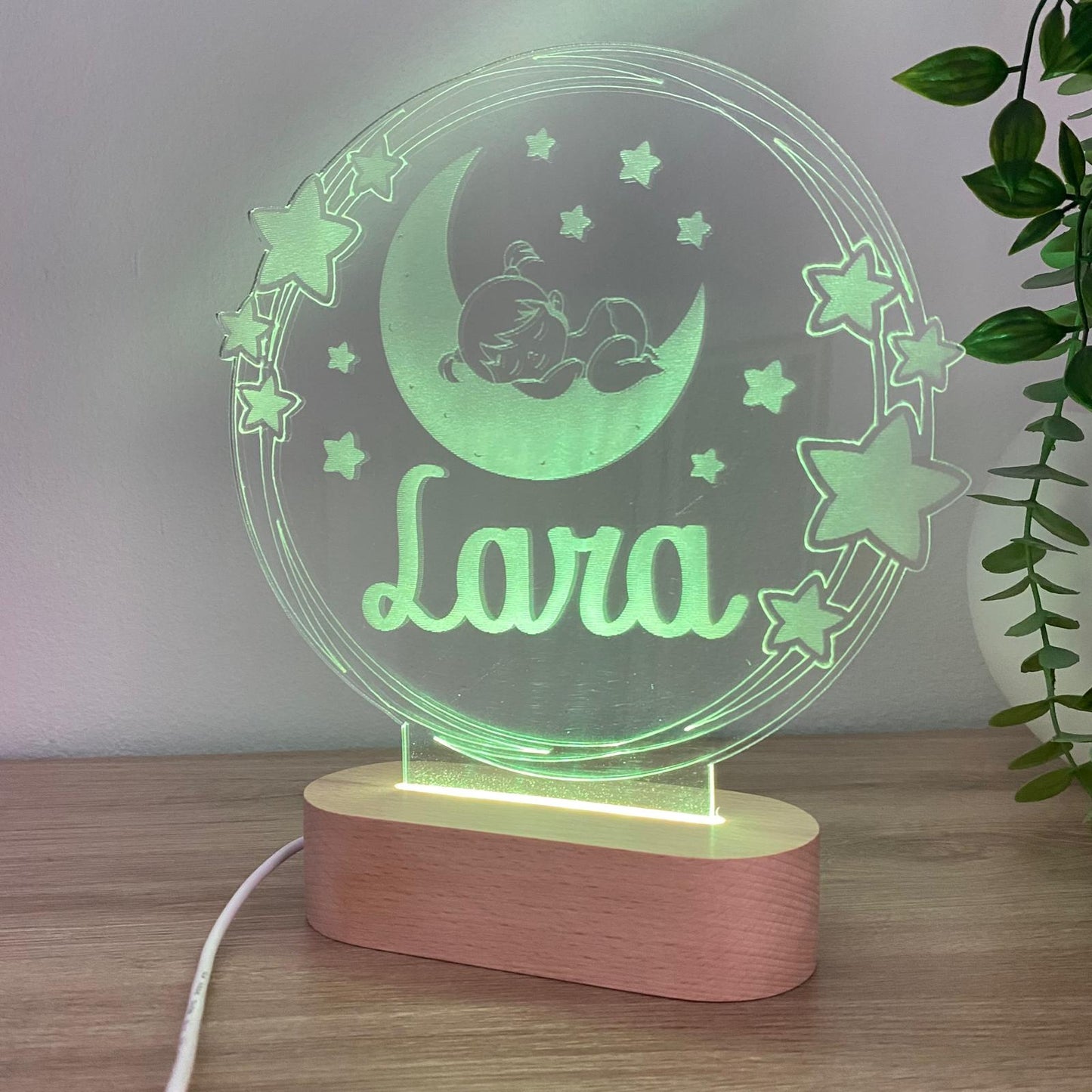 LÁMPARA LUNA + BEBÉ