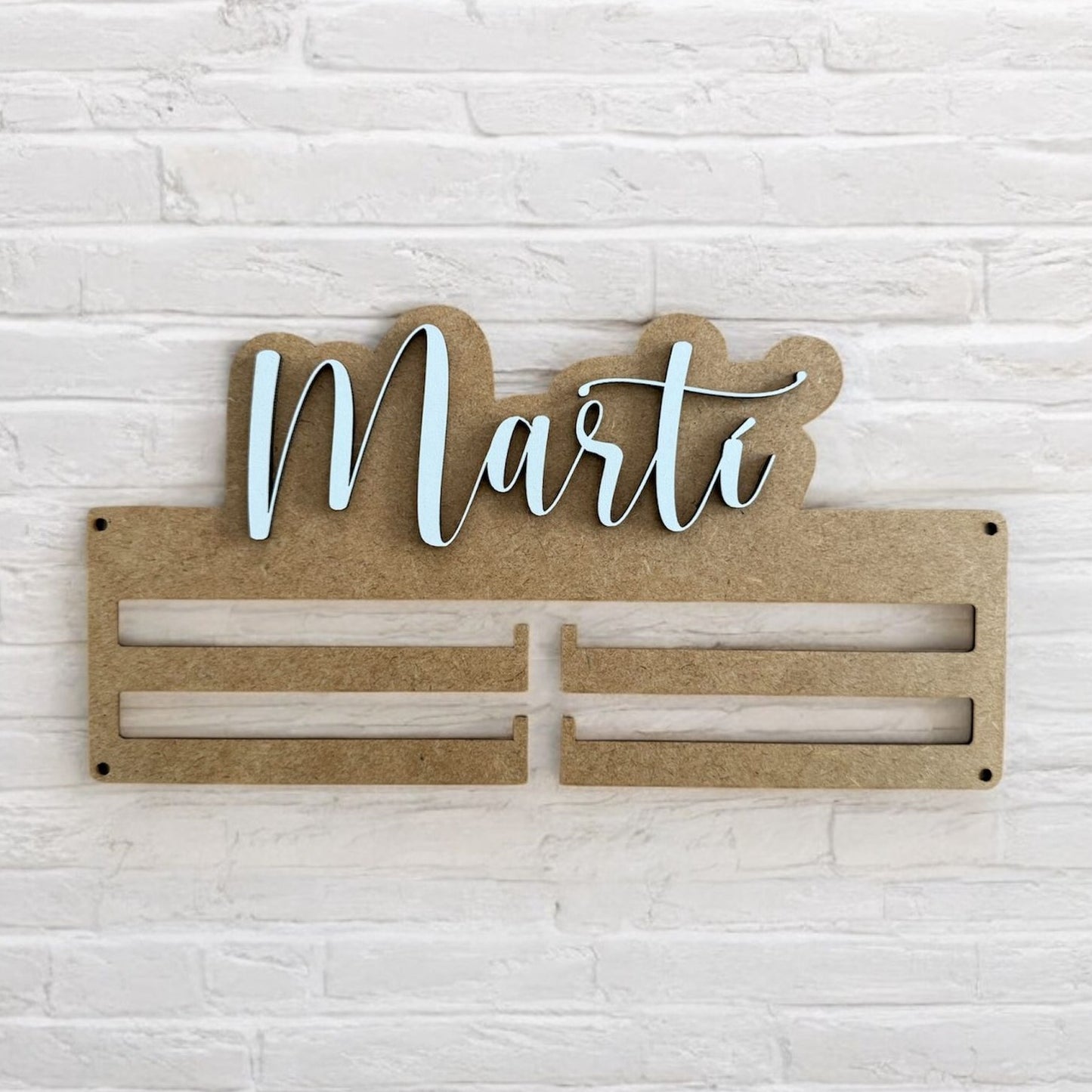 Colgador medallas - medallero personalizado de madera | Regalos únicos originales deportistas - porta medallas