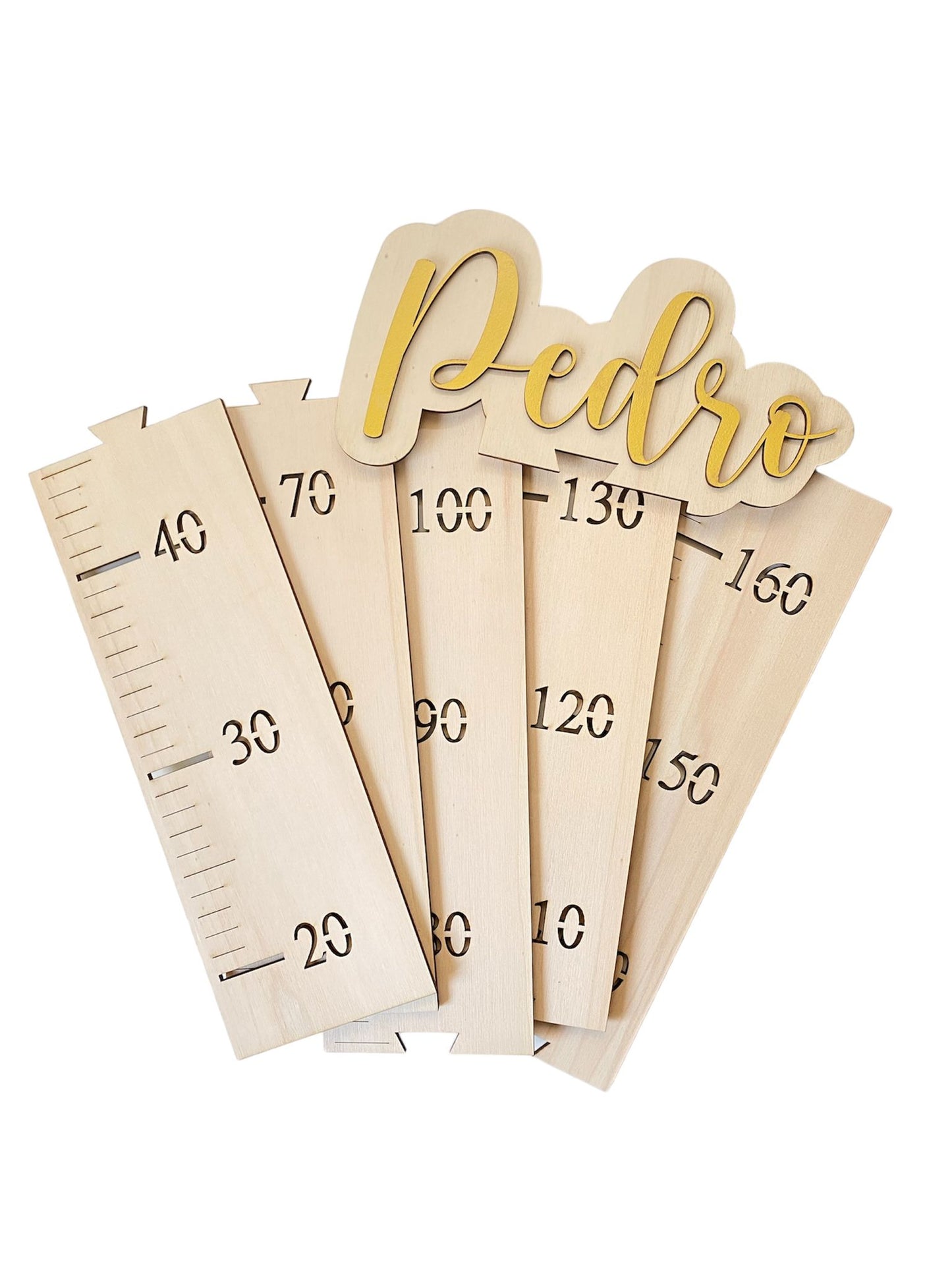 MEDIDOR INFANTIL PERSONALIZADO AMARILLO