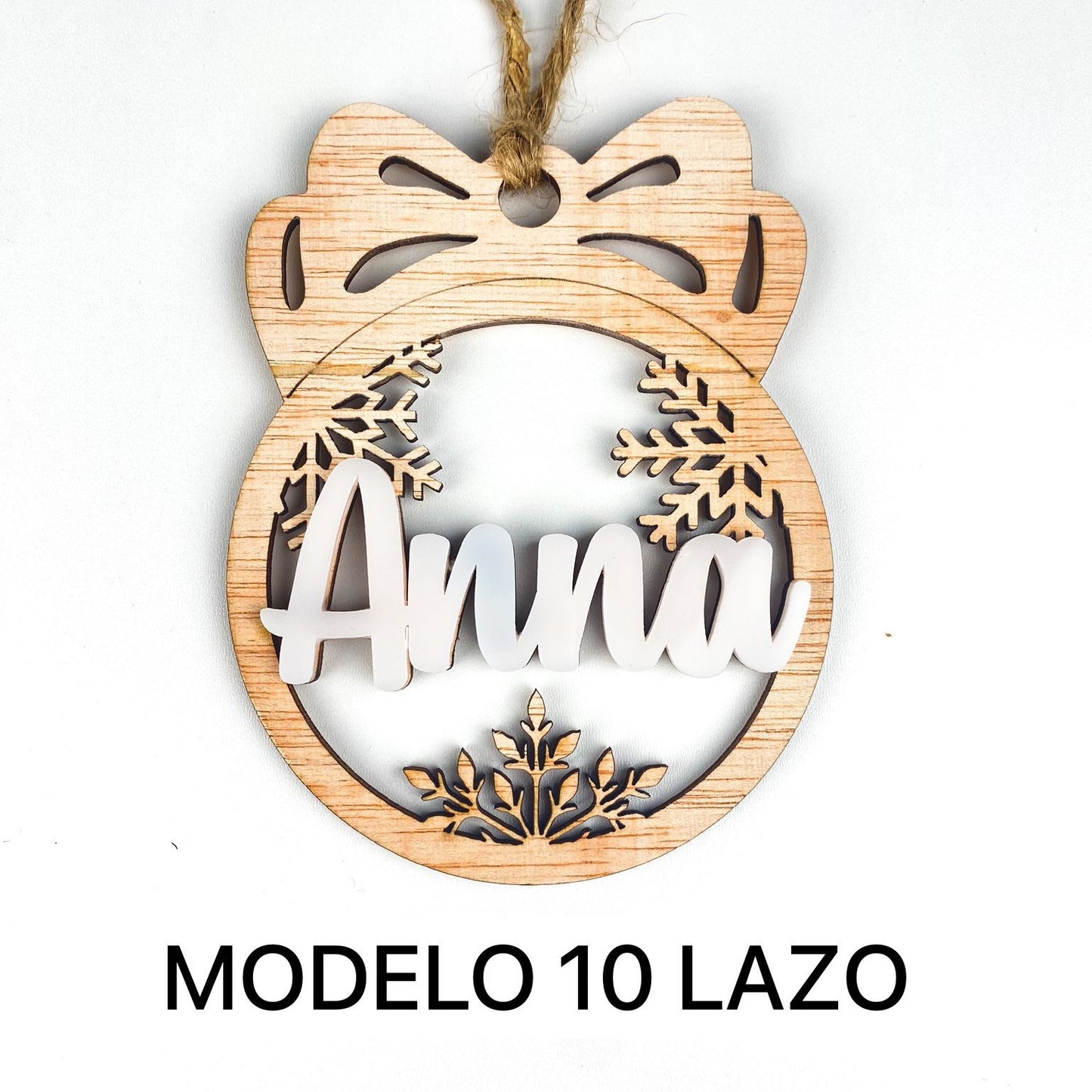 BOLA LAZO MADERA CLARITA NOMBRE COLORES