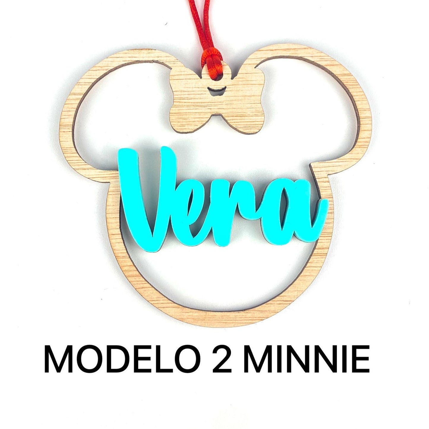 BOLA MINNIE MADERA CLARITA NOMBRE COLORES