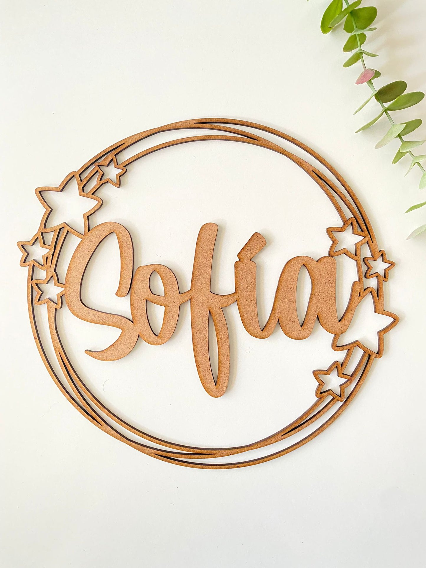 CORONA ESTRELLITAS CON NOMBRE