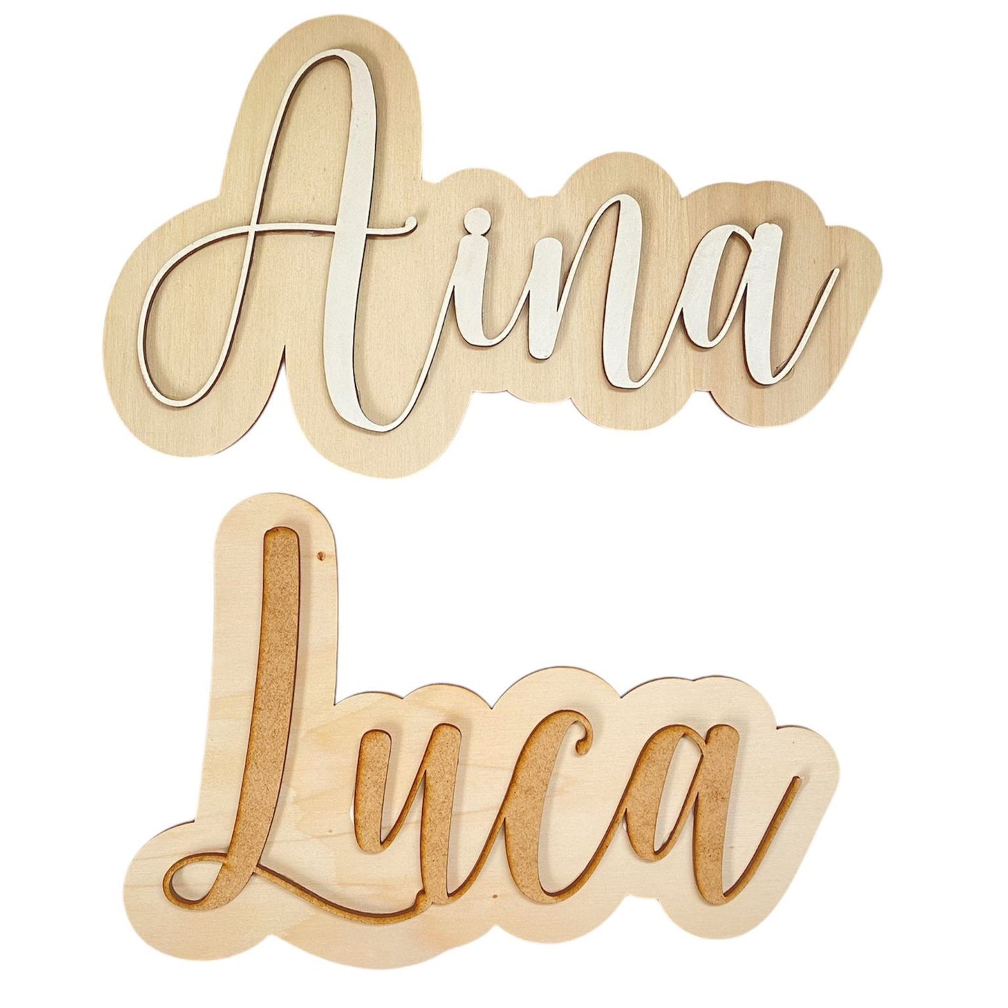 NOMBRE DE MADERA EN VARIOS COLORES