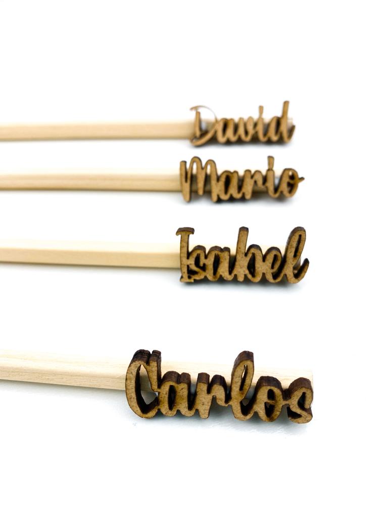 LÁPICES PERSONALIZADOS CON NOMBRE