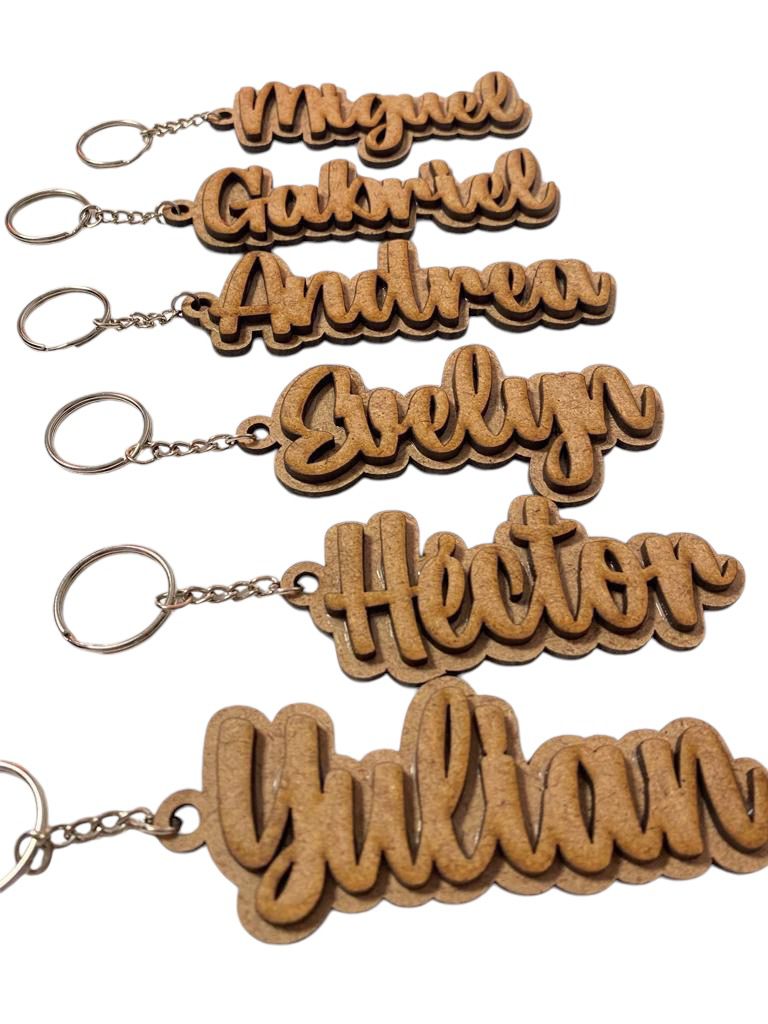 LLAVEROS MARCASITIOS MADERA PERSONALIZADOS