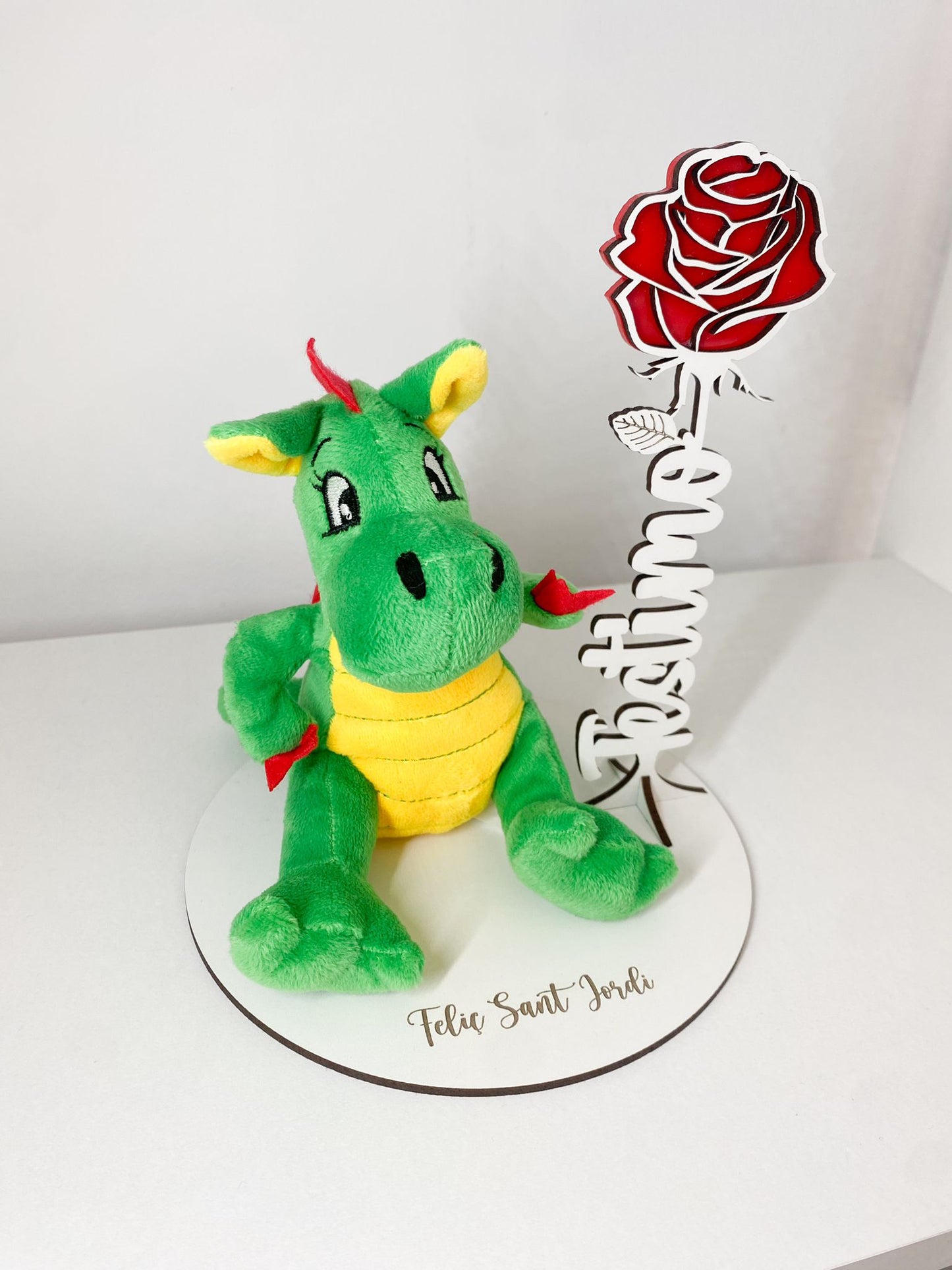 ROSA MADERA SANT JORDI CON DRAGÓN