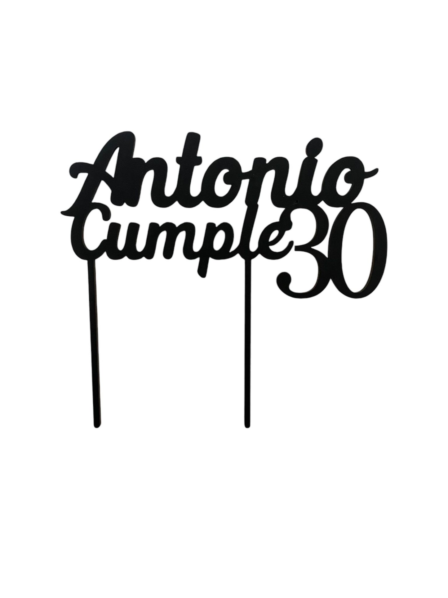 Topper NOMBRE + NÚMERO