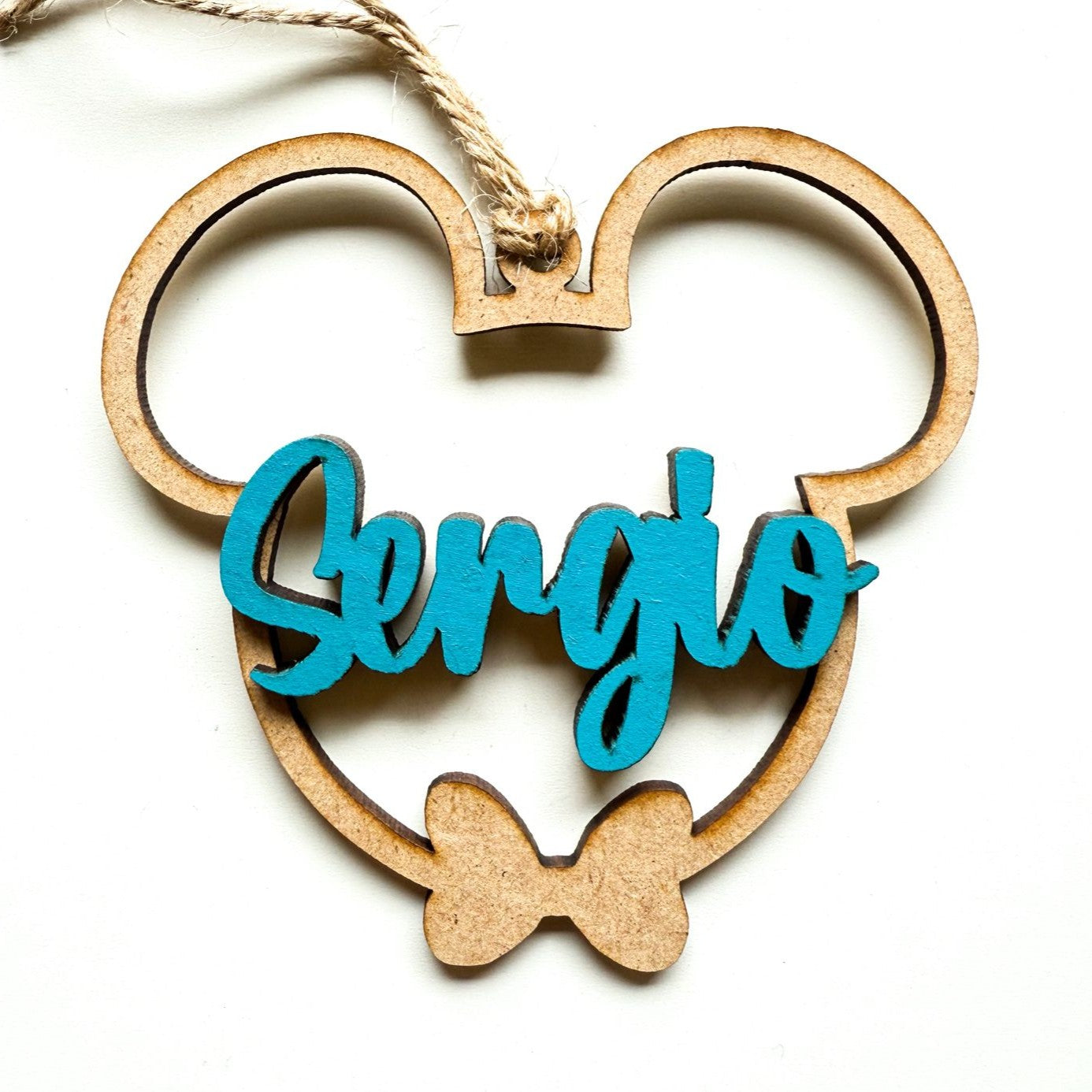 BOLA MICKEY MADERA NOMBRE COLORES