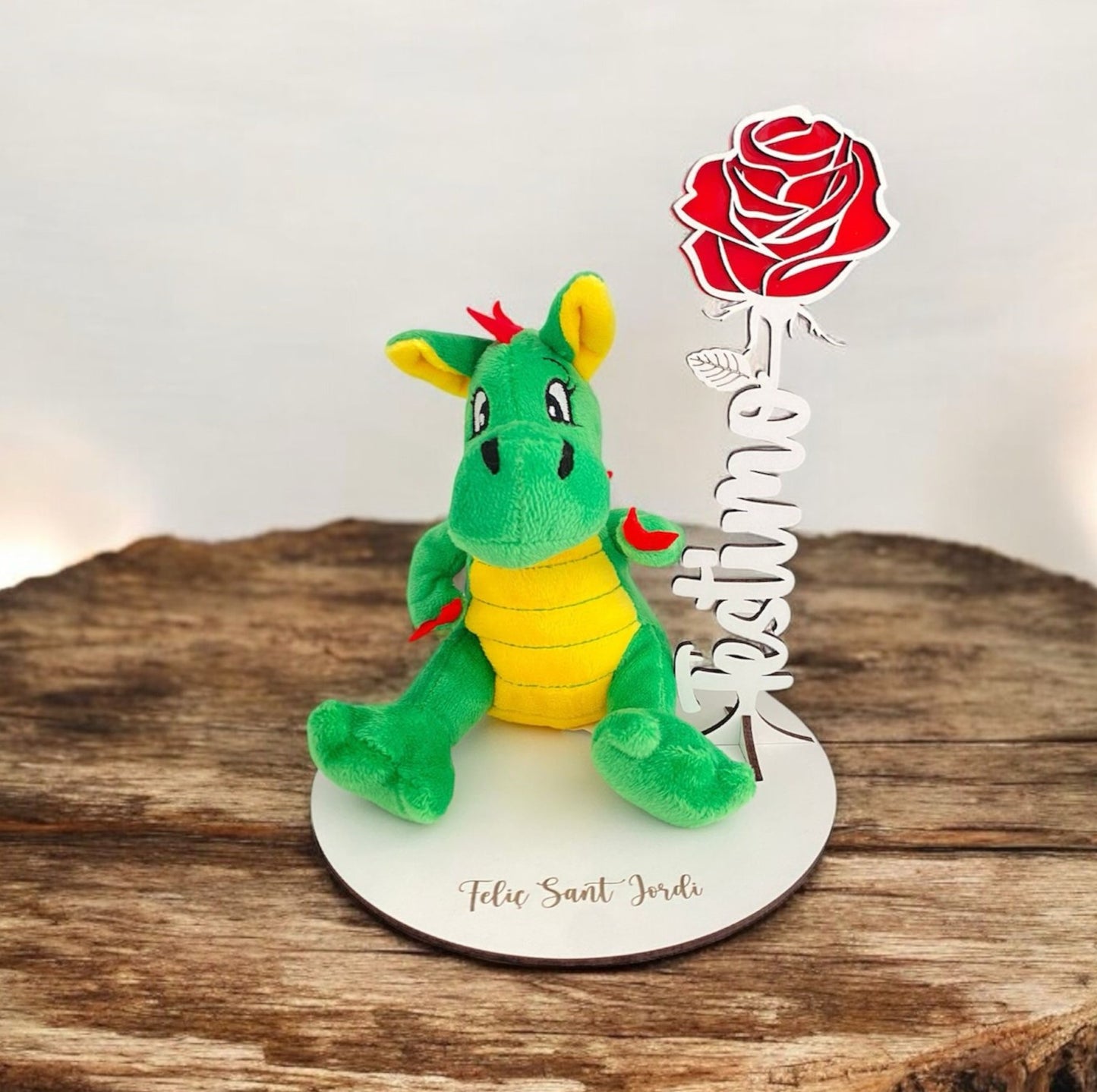 ROSA MADERA SANT JORDI CON DRAGÓN