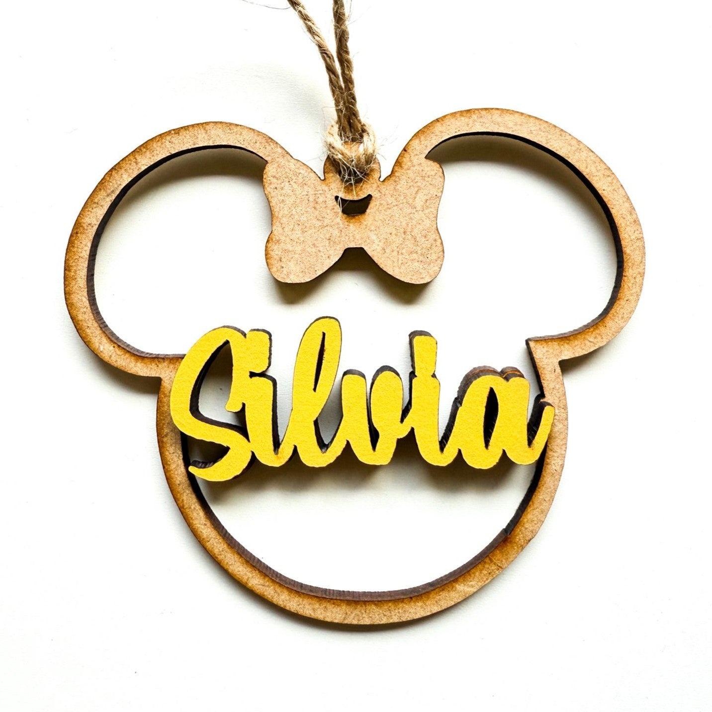 BOLA MINNIE MADERA NOMBRE COLORES