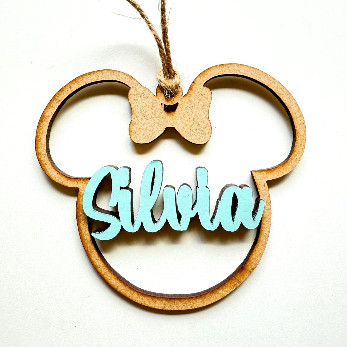 BOLA MINNIE MADERA NOMBRE COLORES