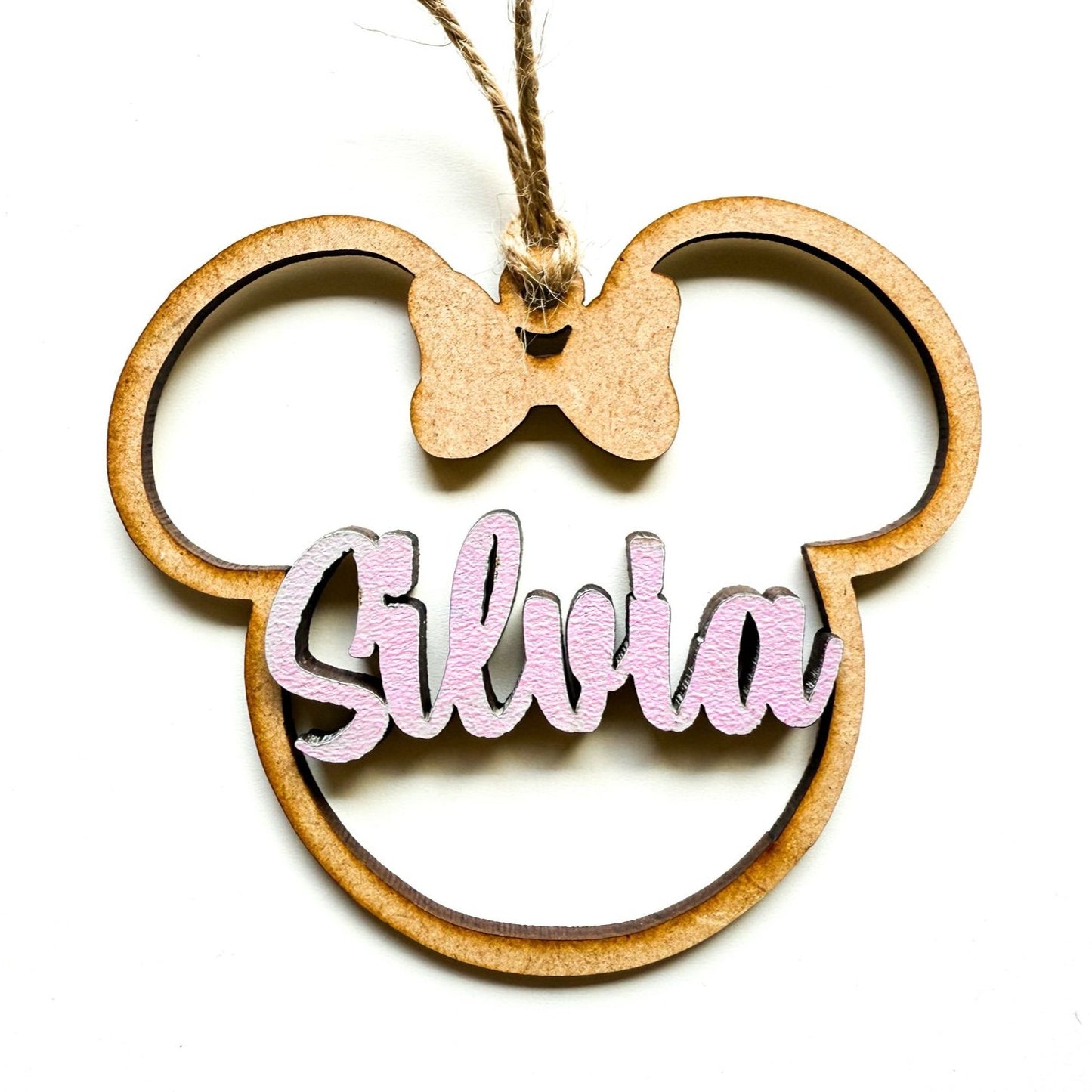 BOLA MINNIE MADERA NOMBRE COLORES