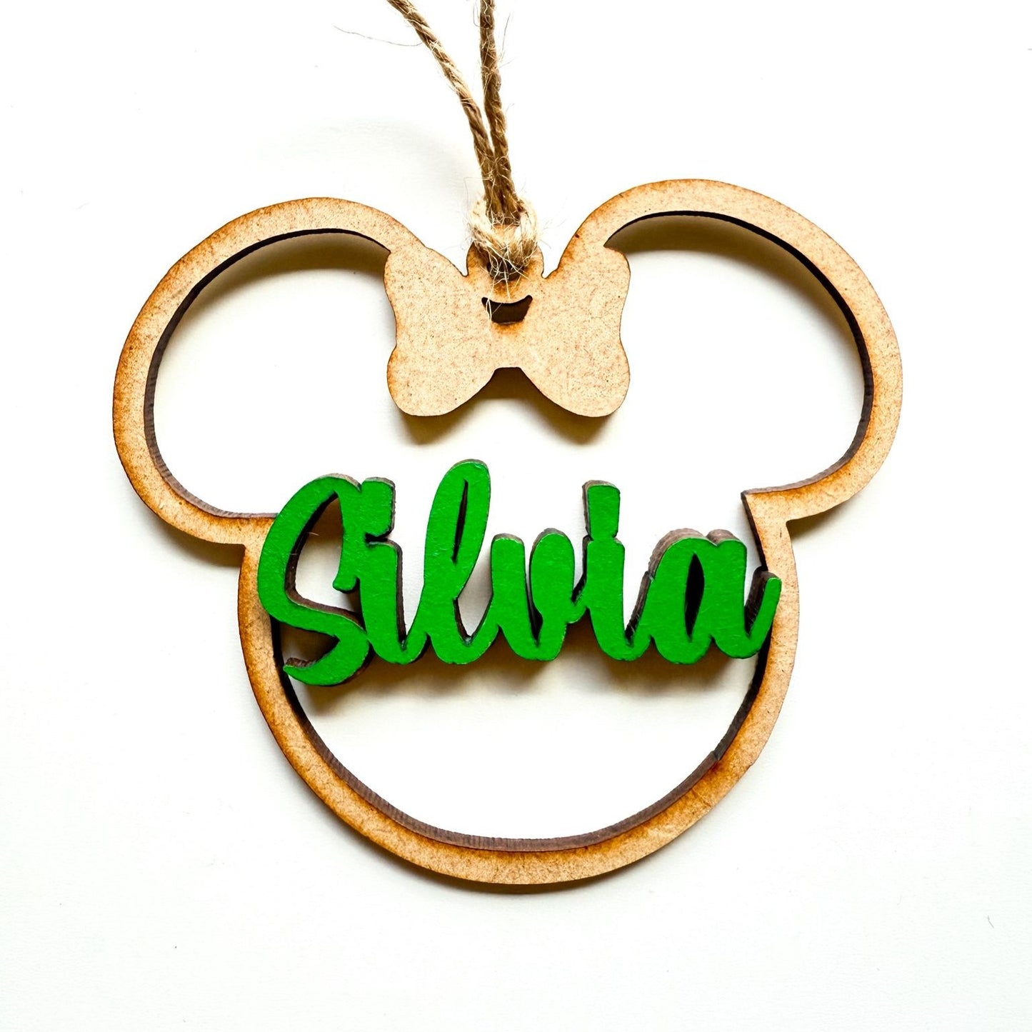 BOLA MINNIE MADERA NOMBRE COLORES