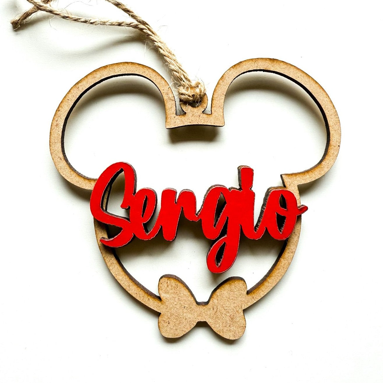 BOLA MICKEY MADERA NOMBRE COLORES