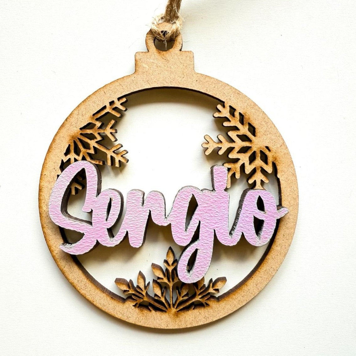 BOLA COPITOS MADERA NOMBRE COLORES