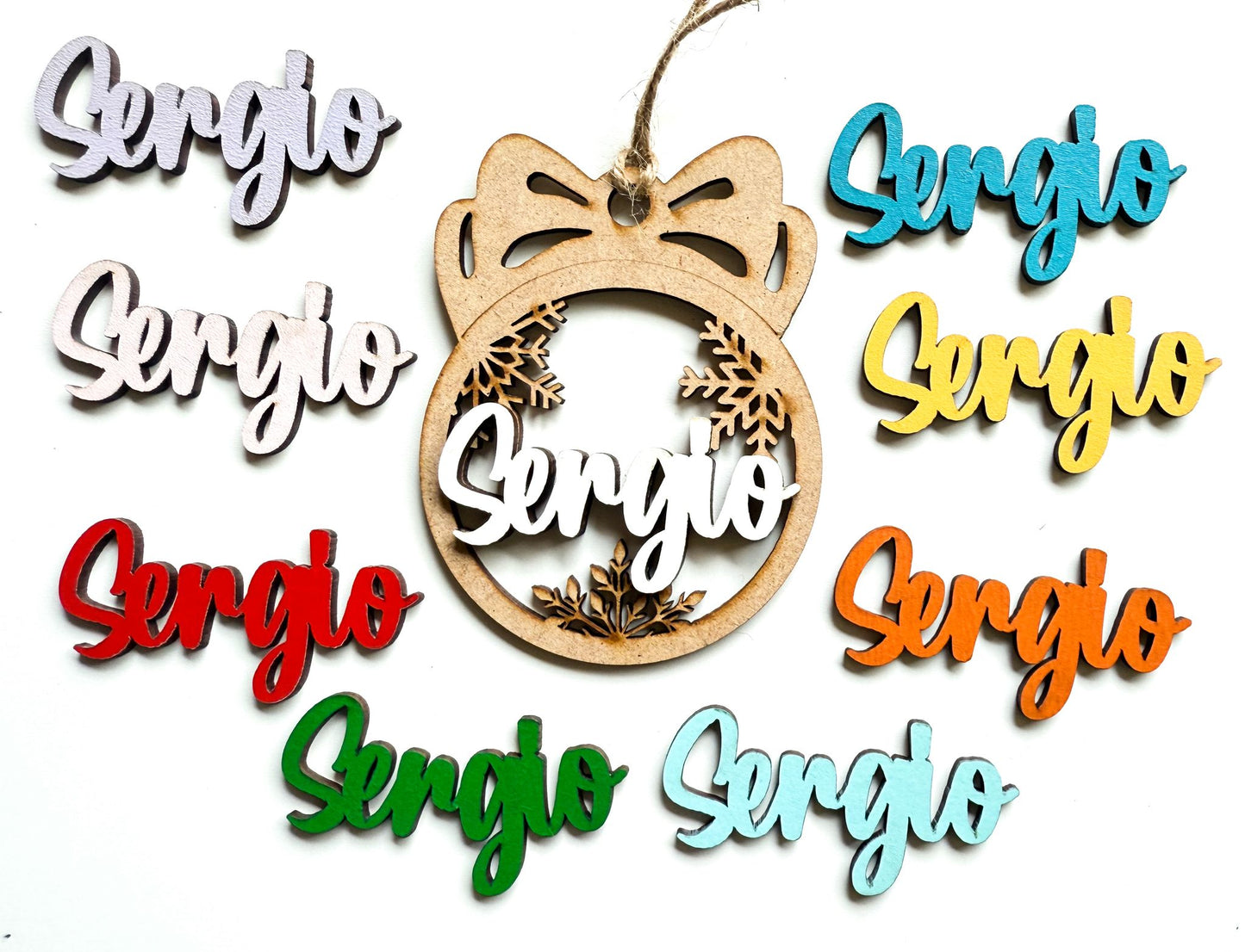 BOLA LAZO MADERA NOMBRE COLORES