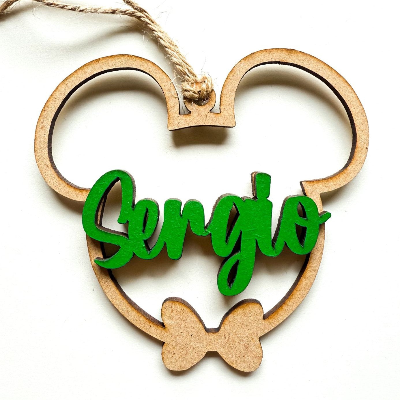 BOLA MICKEY MADERA NOMBRE COLORES